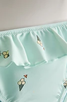 BAS DE MAILLOT BAIN PLAGE ENFANT VOLANT GLACES