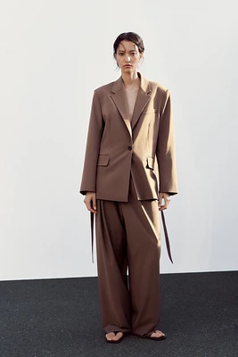 VESTE CEINTURE À NŒUD