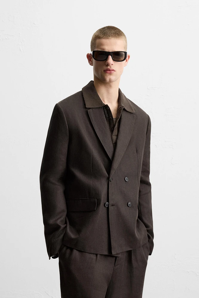 SUIT JACKET 100% LINEN