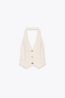 TOP HALTER SURPIQUÉ