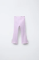 SIDE STRIPE TIE FLARE PANTS