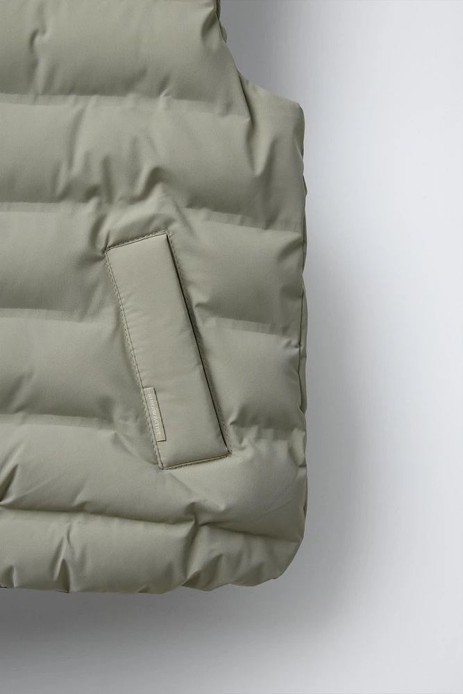 HOODED PADDED VEST