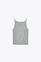 JEWEL OPEN BACK TOP
