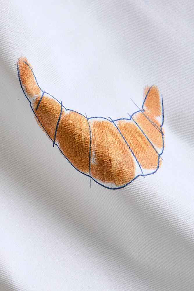 RESIN-COATED BREAKFAST PRINT TABLECLOTH