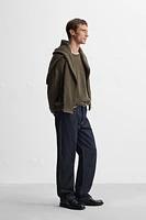 RELAXED FIT COTTON BLEND SWEATER