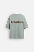 EMBROIDERED TEXT SHIRT