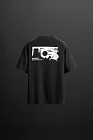 RELAXED FIT RUNNING PRINT T-SHIRT