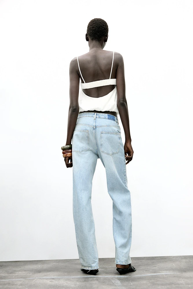 LINEN BALLOON TOP