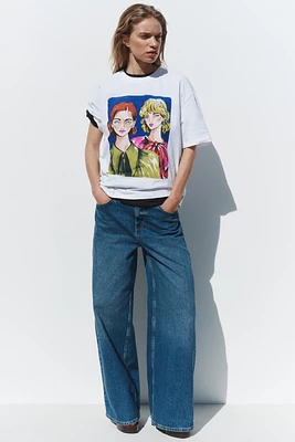 T-SHIRT À IMPRIMÉ FILLES