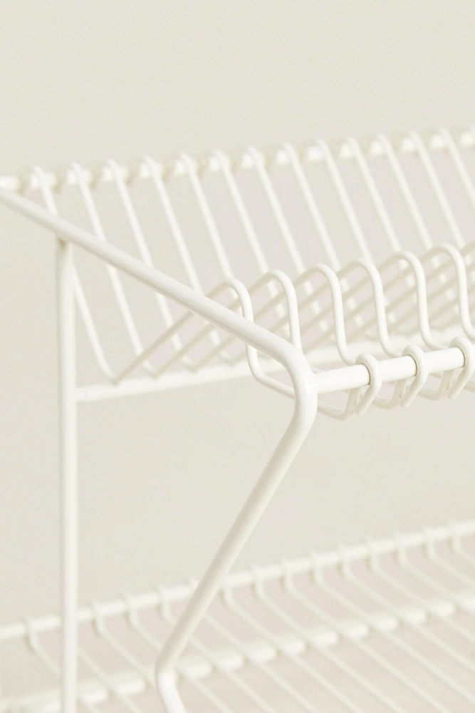 METAL DISH RACK WITH TRAY