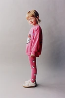 HELLO KITTY © SANRIO RIBBED SWEATSHIRT AND LEGGINGS SET