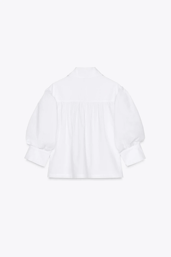CHEMISE EN POPELINE COLLECTION ZW