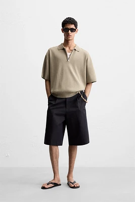 POLO RELAXED FIT EN MAILLE