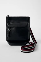 SAC BANDOULIÈRE EN CUIR BOBBY GILLESPIE X ZARA