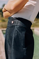 WIDE LEG PAPERBAG PANTS