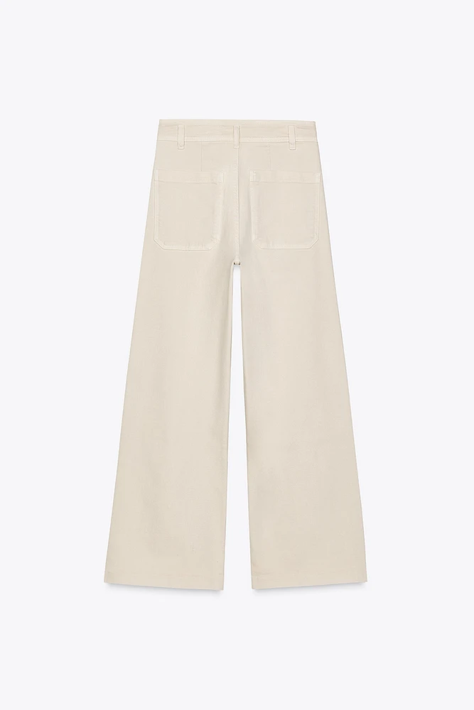 ZW COLLECTION HIGH WAIST WIDE LEG JEANS