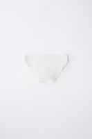 AGES 2-6/ THREE-PACK OF RIBBED BRIEFS WITH LABEL