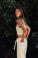 Z1975 HIGH-WAISTED BOOTCUT BELTED JEANS