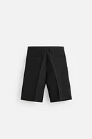 LIMITED EDITION LINEN COTTON PLEATED SHORTS