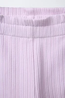 SIDE STRIPE TIE FLARE PANTS