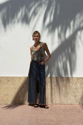 TOP BASIQUE EN MAILLE UNIE