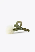 ORGANZA FLOWER HAIR CLIP