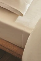 SATEEN FLAT SHEET WITH FESTOON DESIGN (300 THREAD COUNT)