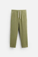 PANTALON À TEXTURE