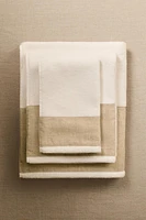 COTTON AND LINEN BATH TOWEL