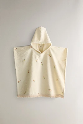 CHILDREN’S ICE CREAM COTTON BEACH PONCHO