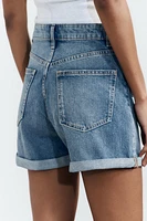 BERMUDA MOM FIT TRF TAILLE HAUTE