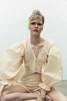 LIMITED EDITION PLEATED LACE SHIRT