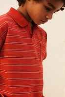 POLO RAYURES BRODÉ ÉDITION LIMITÉE