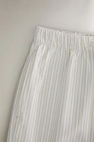 SHORT COTON RAYURES
