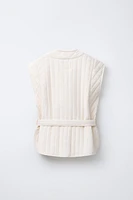 GILET SANS MANCHES MATELASSÉ TEXTURÉ