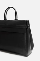 LEATHER HANDBAG