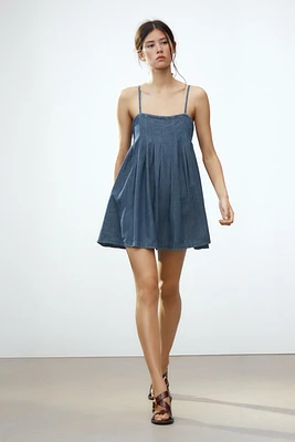 ROBE COURTE EN JEAN TRF