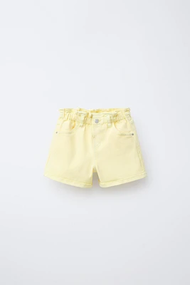 SHORT CONFORT PAPERBAG EN SERGÉ
