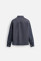 CHEMISE STRUCTURÉE EN CHAMBRAY