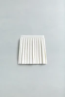 BOX PLEAT KNIT SKIRT