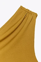 DRAPED ASYMMETRIC DRESS