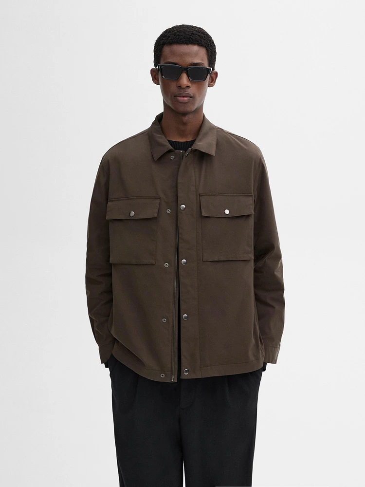 Jacket with pocket details