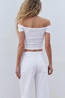 DOUBLE CROP TOP