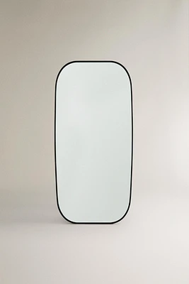 MIROIR SUR PIED CADRE ARRONDI