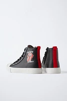 ROLLING STONES © HIGH TOP SNEAKERS
