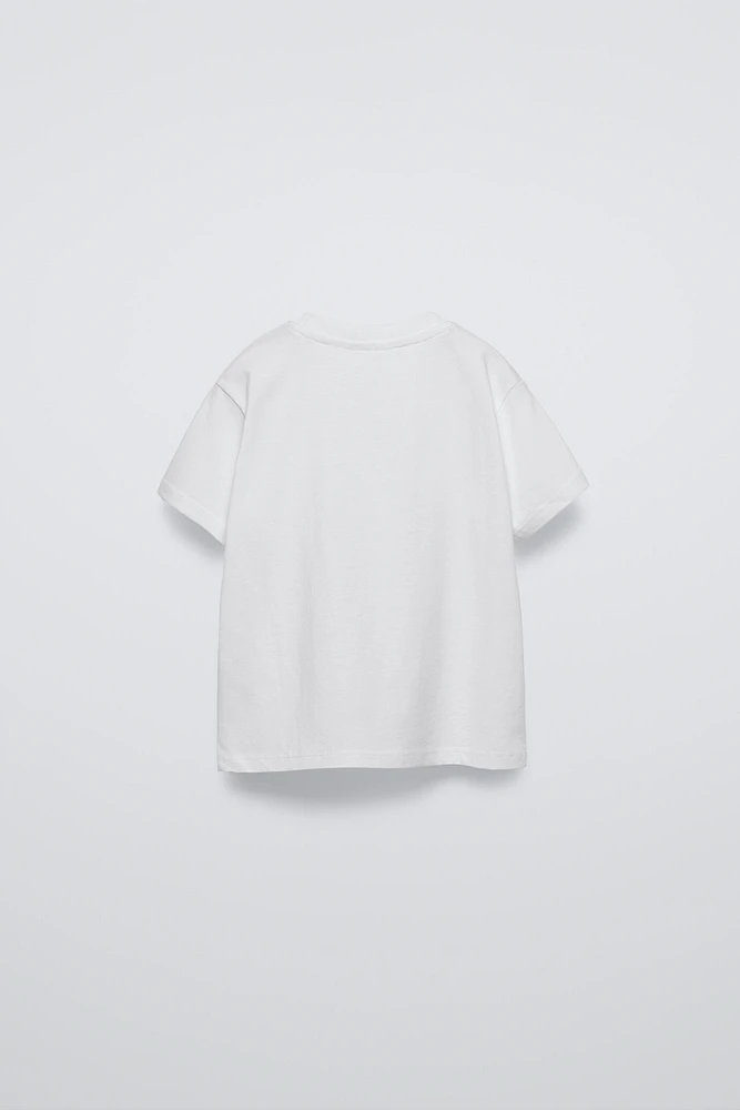T-SHIRT UNI À POCHE