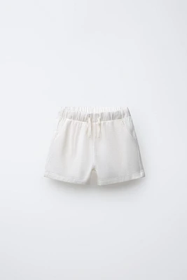 TEXTURED SHORTS