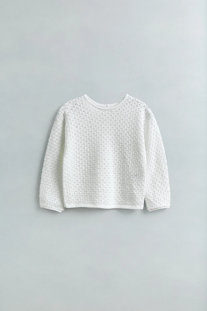OPEN KNIT SWEATER