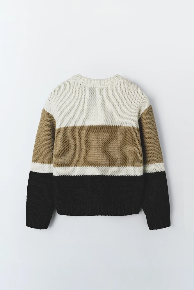 STRIPED WOOL BLEND SWEATER LIMITED EDITION