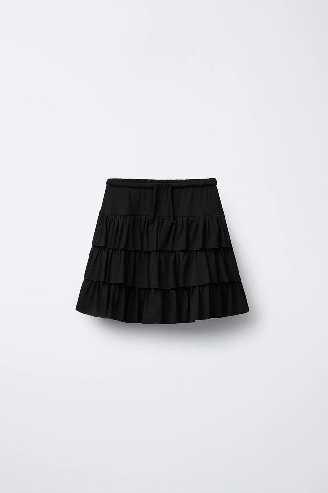 RUFFLED SKORT
